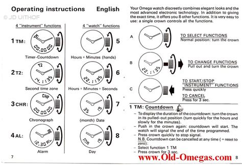 omega seamaster multifunction instruction manual|omega seamaster winding instructions.